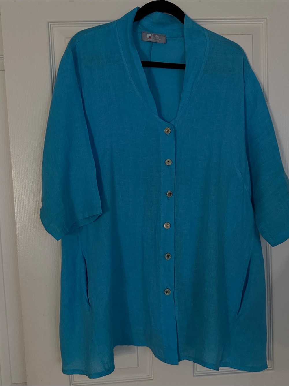 Tina Stephen’s linen shirt